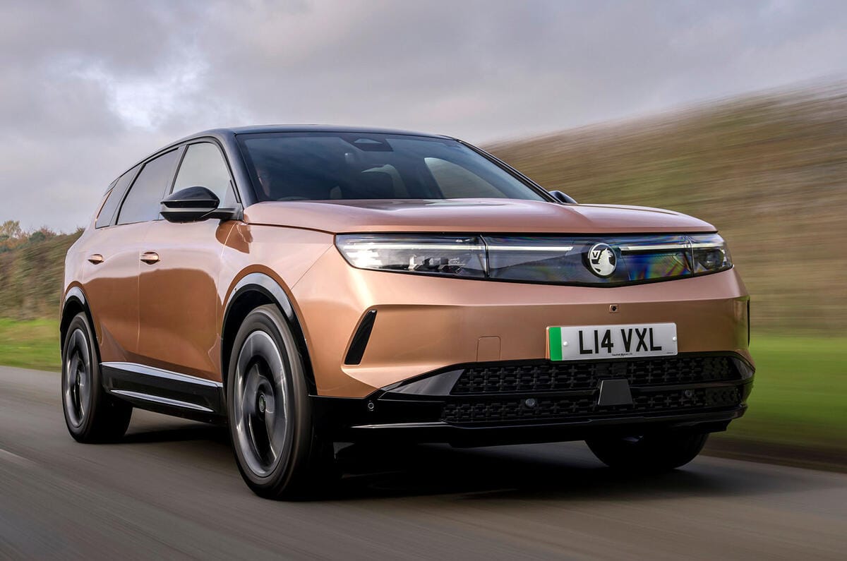 نمای کلی واکسهال گرندلند الکتریک مدل 2026